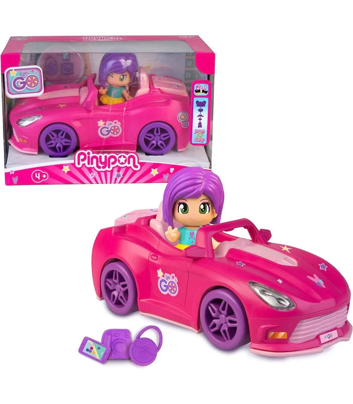 PNY37000-1 -Famosa Pinypon Playset con Personaggio e auto