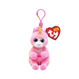 T43102 Ty Beanie Bellies Clip - Portachiavi peluche Unicorno - Skylar