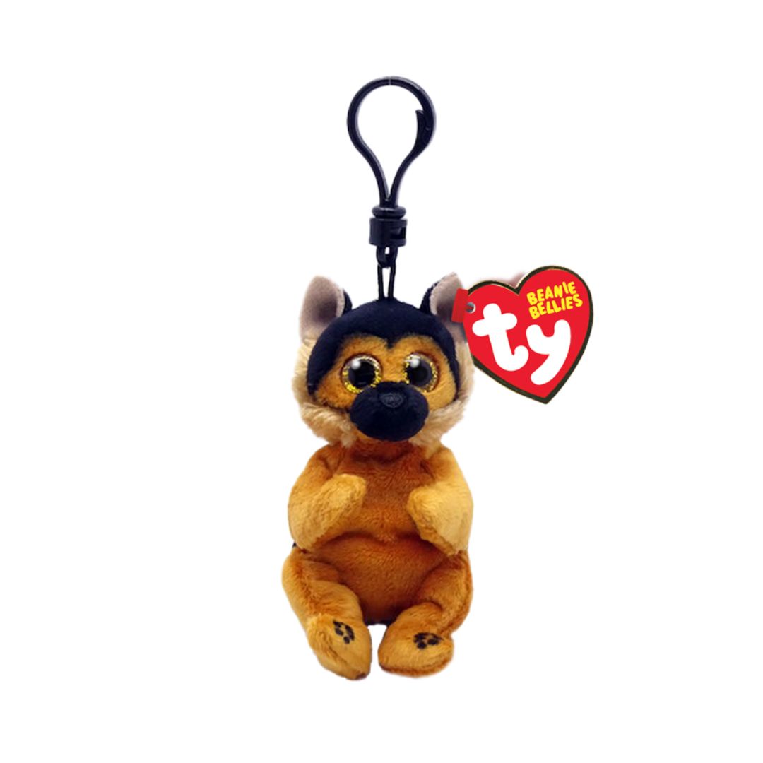 TY - T43110 Beanie Bellies Clip Portachiavi morbido 12cm ACE il pastore tedesco