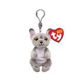 T43111 Ty - Beanie Bellies Clip - Portachiavi peluche cane - Wilfred