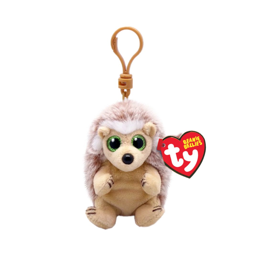 T43114 Ty - Beanie Bellies Clip - Peluche portachiavi Riccio - Bumper
