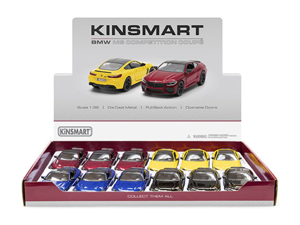 89451 KINSMART BMW M8 COMPETITION COUPE' colore casuale