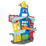 SP090100 Rei Toys Spidey City Playset con 2 veicoli esclusivi