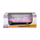 10-36813 Bburago Maisto - 1959 Cadillac Eldorado Biarritz - 1:18 - rosa