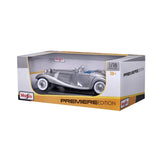10-36862 Bburago Maisto - Mercedes-Benz 500 K Typ Special roadster 1:18 argento