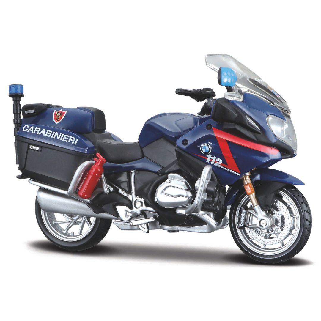 10-34306 Bburago Maisto - Polizia dal mondo: BMW R 1200 RT Carabinieri - 1:18