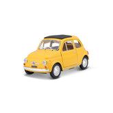 18-22098 Bburago - Fiat 500F (1965), gialla - Scala 1:24