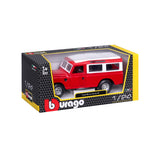 18-22063 Bburago - Land Rover Series II, rossa - Scala 1:24
