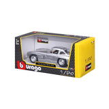 18-22023 SL Bburago - Mercedes-Benz 300 SL (1954), argento - 1:24