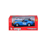 18-26305 Bburago Ferrari Racing - Ferrari 250 GTO, blu - Scala 1:24