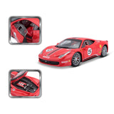 18-26302 Bburago Ferrari Racing - 458 Challenge - 1:24