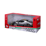 18-16017 GY - Bburago - 1:18 - Ferrari R&P - 296 GTB Assetto Fiorano grigio