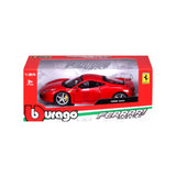 18-26003 Bburago Ferrari R&P - Ferrari 458 Italia, rossa - Scala 1:43