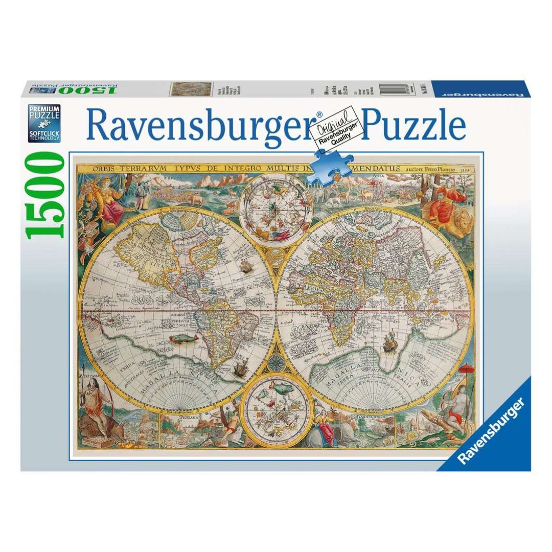00716 Ravensburger - Mappamondo storico - Puzzle 1500 pezzi