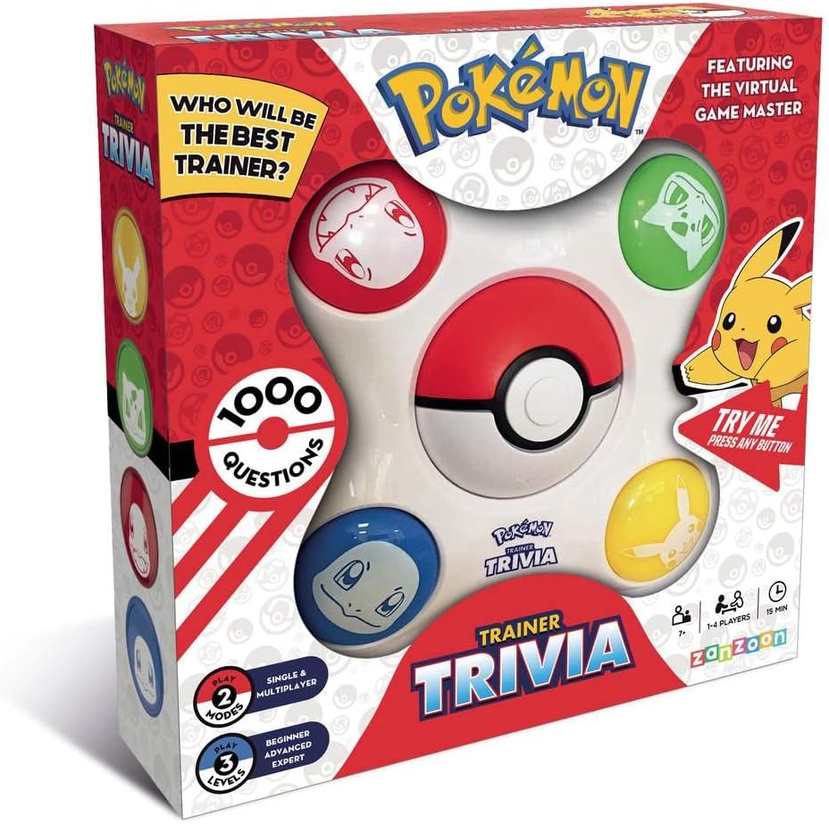 GG01350 Grandi Giochi POKEMON TRAINER TRIVIA