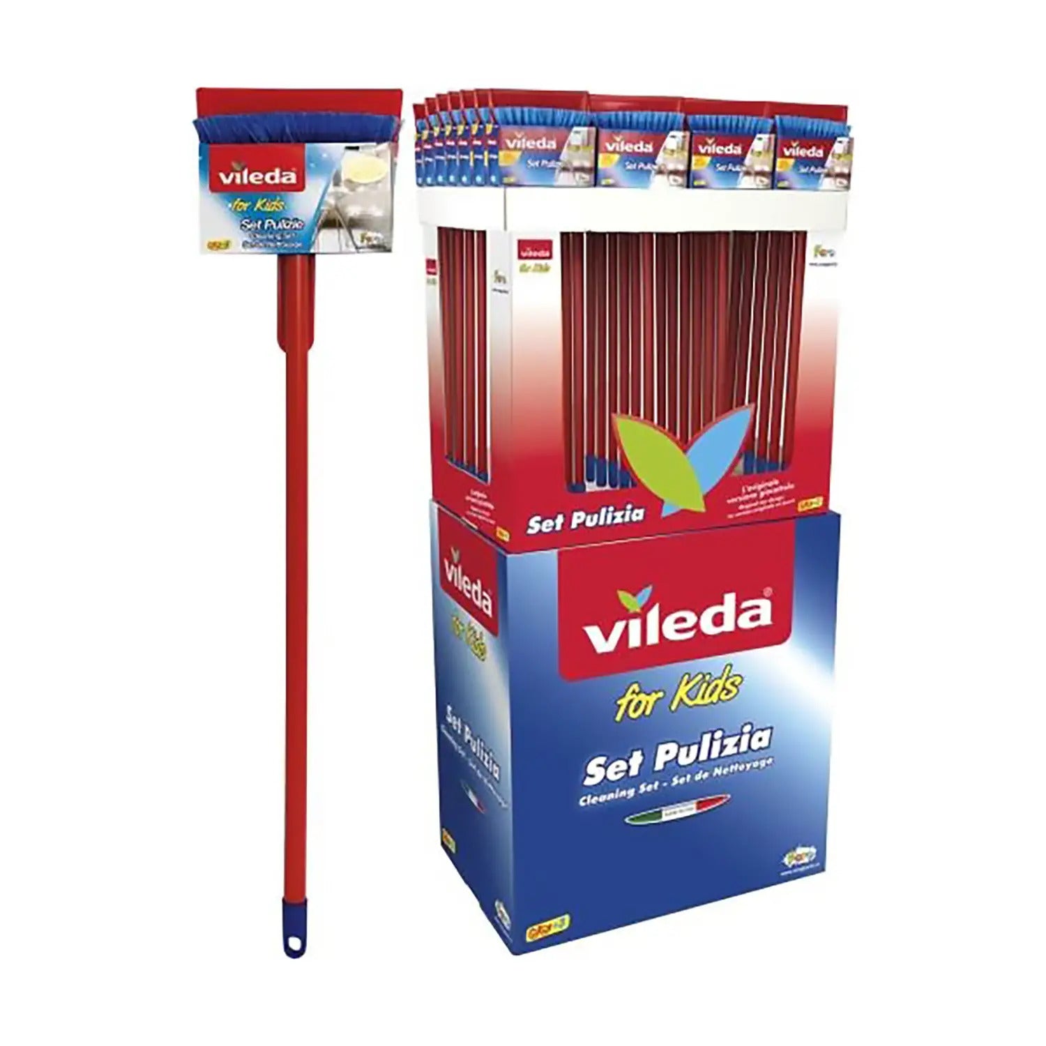 IAM01600 Grandi Giochi BLISTER PULIZIA VILEDA (SCOPA+PALETTA)