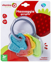 Globo -Vitamina G SET MASSAGGIA GENGIVE CHIAVI/FRUTTA