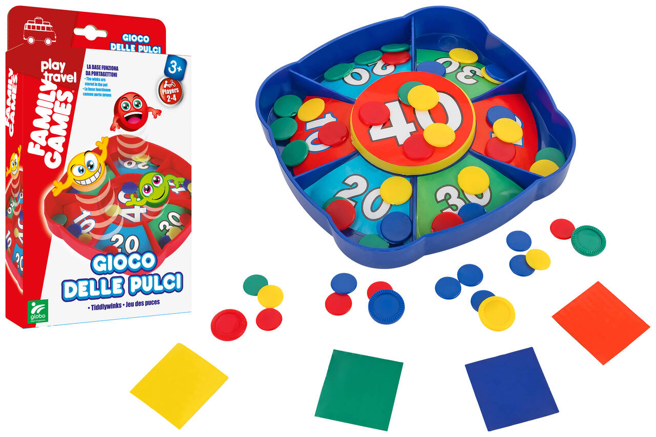 33005 Globo TASCABILE MEDIO GIOCO delle PULCI - giochi tascabili prescolare