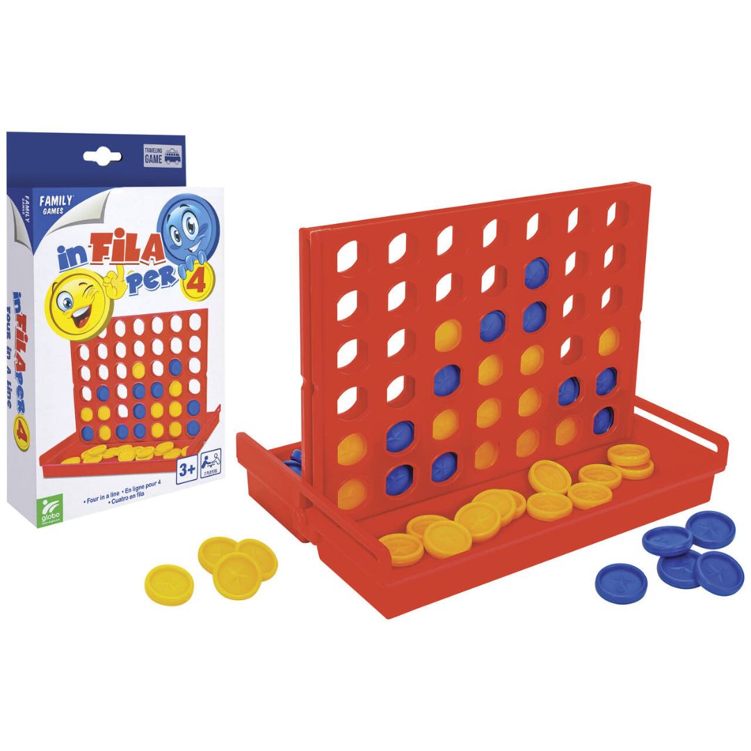 37774 Globo TASCABILE IN FILA PER 4