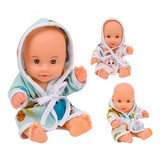 BAMBOLA 21CM C/ACCAPPATOIO 3 ASS