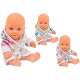 BAMBOLA 21CM C/ACCAPPATOIO 3 ASS