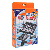 647328 Globo - Dama-Scacchi 2 in 1 - Magnetico e tascabile