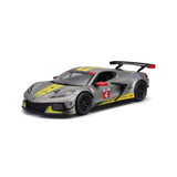 18-28024 - Bburago - 1:24 Racing - Chevrolet Corvette C8R - #4 Grigia e Gialla