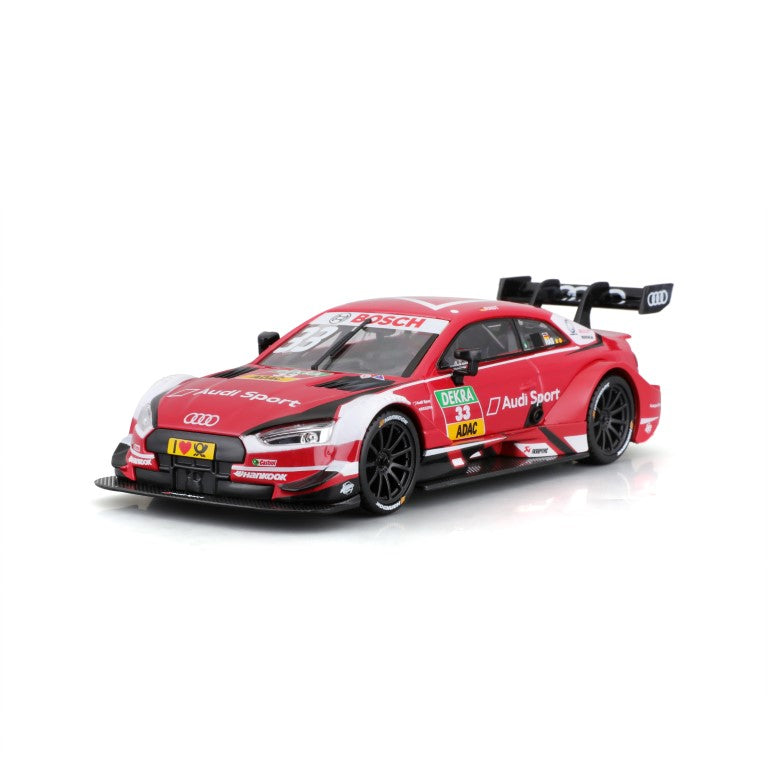 18-41160 Bburago Race - Audi RS 5 DTM #33 (Réne Rast) - Scala 1:32