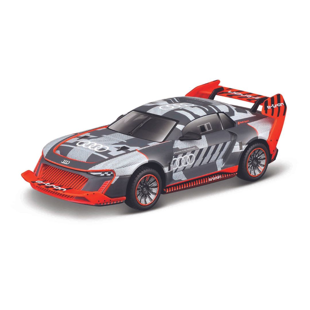 18-38311 Bburago Race - Audi S1 e-tron, grigia - Scala 1:43