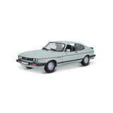 18-21093 GN Bburago - Ford Capri GT (1982), verde - Scala 1:24