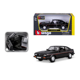 18-21093 Bburago - Ford Capri GT (1982), nera - Scala 1:24
