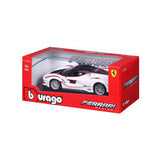 18-26301 #75 - Bburago - 1:24 - Ferrari Racing - Ferrrari FXX K - bianco