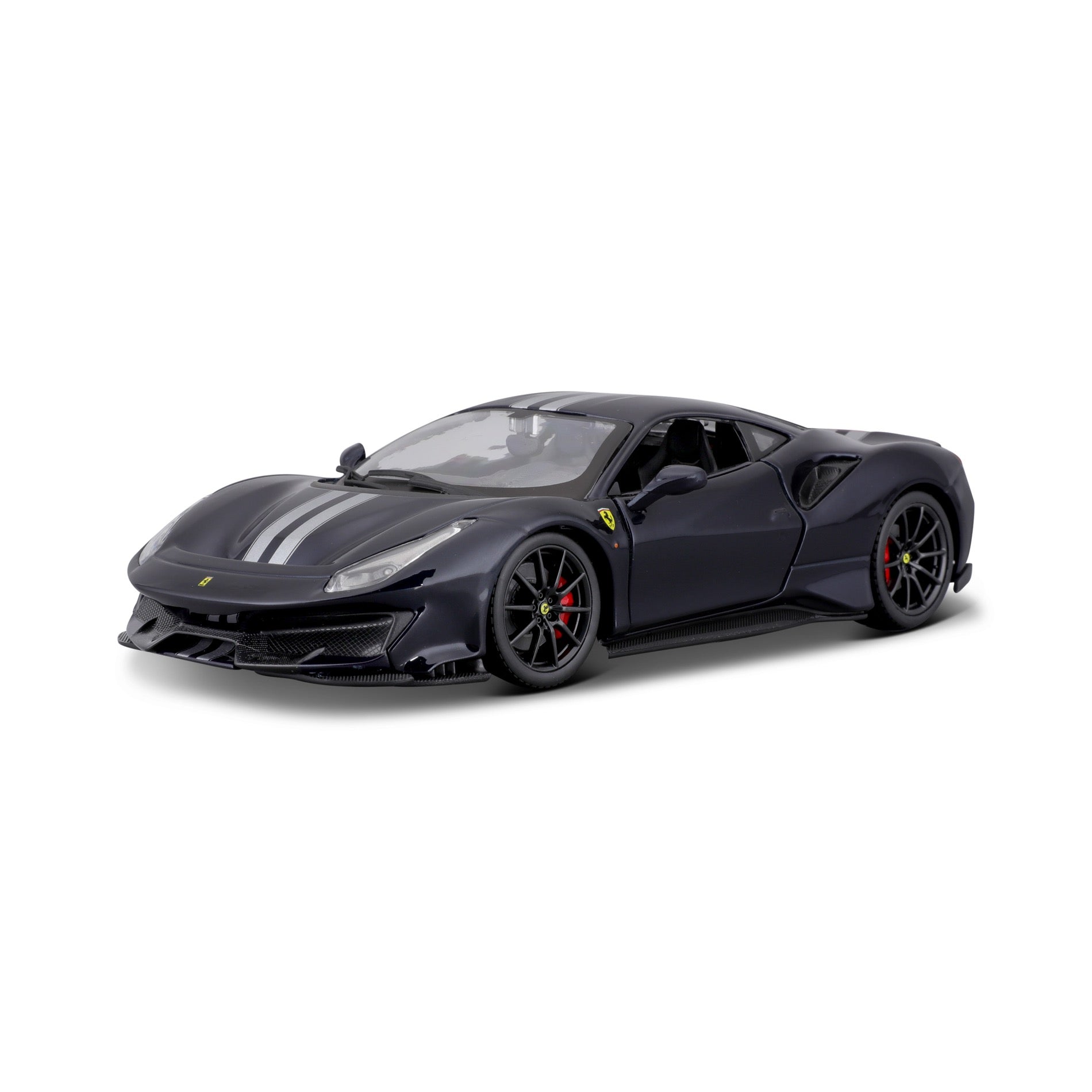 18-26026 BU Bburago Ferrari R&P - Ferrari 488 Pista, blu - Scala 1:24