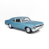 10-31132 - Bburago Maisto - 1:18 - 1970 CHEVROLET NOVA SS COUPE - Blu Met.