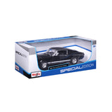 10-31166 BK Bburago Maisto - Ford Mustang Fastback (1967), nera - 1:18