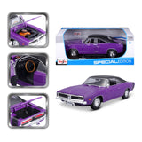 10-31387 Bburago Maisto - Dodge Charger R/T (1969), viola - 1:18