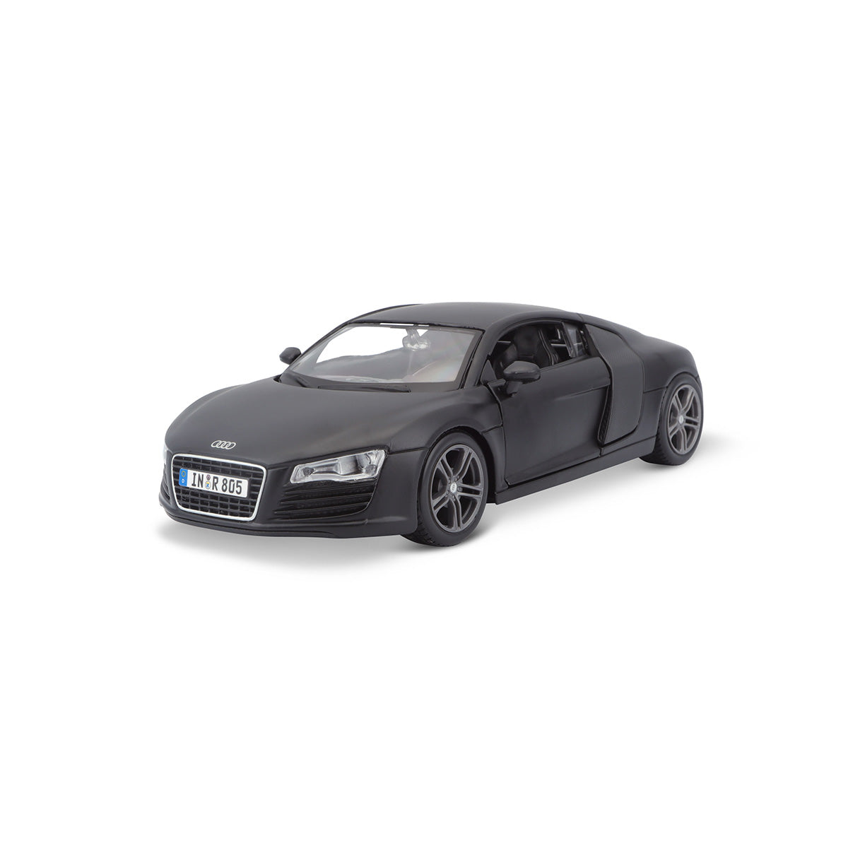 31281 Bburago Maisto - Audi R8, nero - Scala 1:24