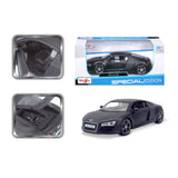31281 Bburago Maisto - Audi R8, nero - Scala 1:24