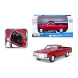 10-31977 - Bburago Maisto - 1:25 - 1965 Chevrolet El Camino - Rosso Metallizzato