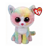 T36250 Ty - Beanie Boos - Peluche Gatto Arcobaleno - Heather
