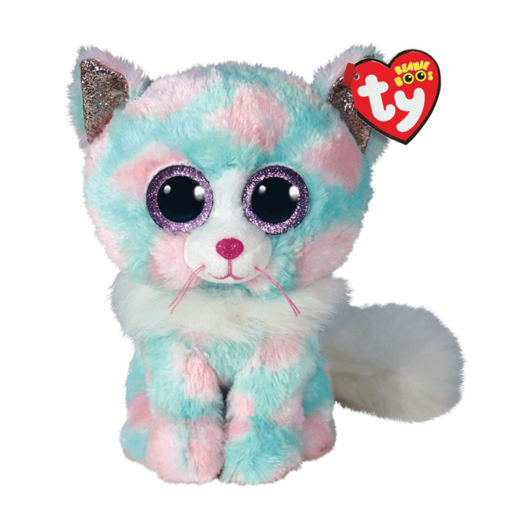 T36376 Ty - Beanie Boos - Peluche gatto - Opal (15 cm)