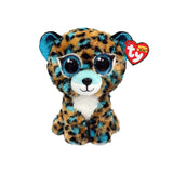 T36691 Ty Beanie Boos - Peluche Leopardo - Cobalt (15 cm)