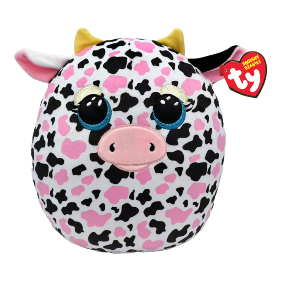 T39266 Ty - Squishy Beanies - Cuscino peluche - Milkshake - Mucca