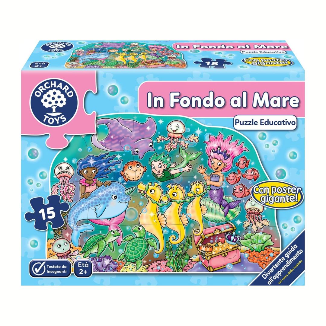 ORC0294IT ORCHARD - In Fondo al Mare - Puzzle per bambini (15 pz)
