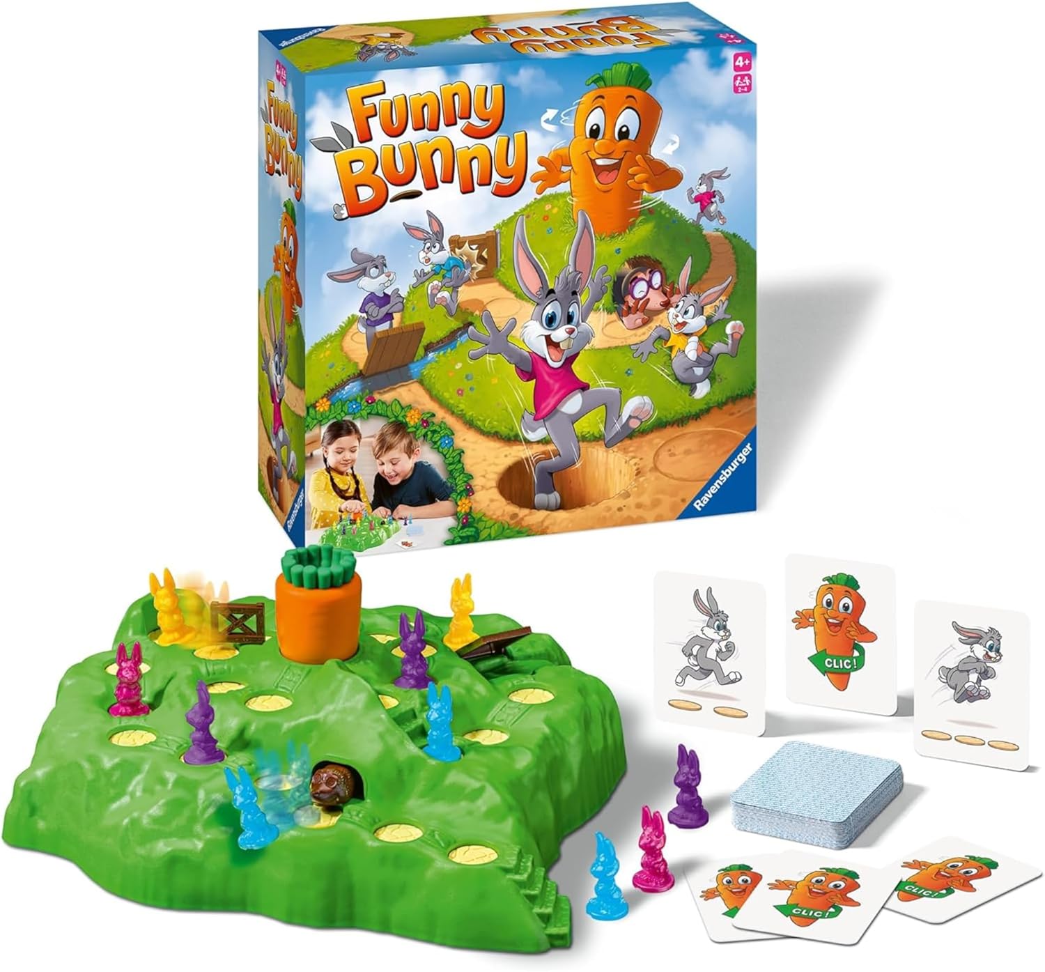 20949 Ravensburger Funny Bunny Gioco da Tavolo per Bambini