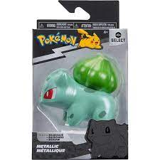 REI TOYS-PK0808002 Pokemon Select Battle BULBASAUR METALLIC STATUINA