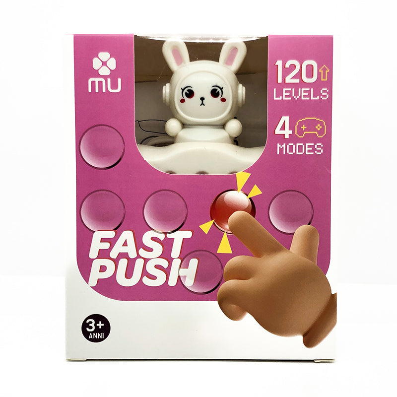 MUDS007 MU - Fast Push - Bubble Game Elettronico - 120 livelli, 4 modalità