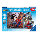 8025 Ravensburger - Spiderman - Puzzle 3x49 pezzi