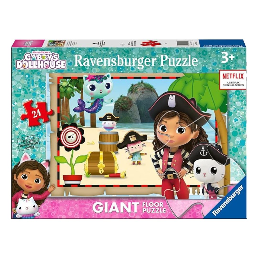 3179 Ravensburger - Gabby's Dollhouse B - Puzzle Giant Floor - 24 pezzi