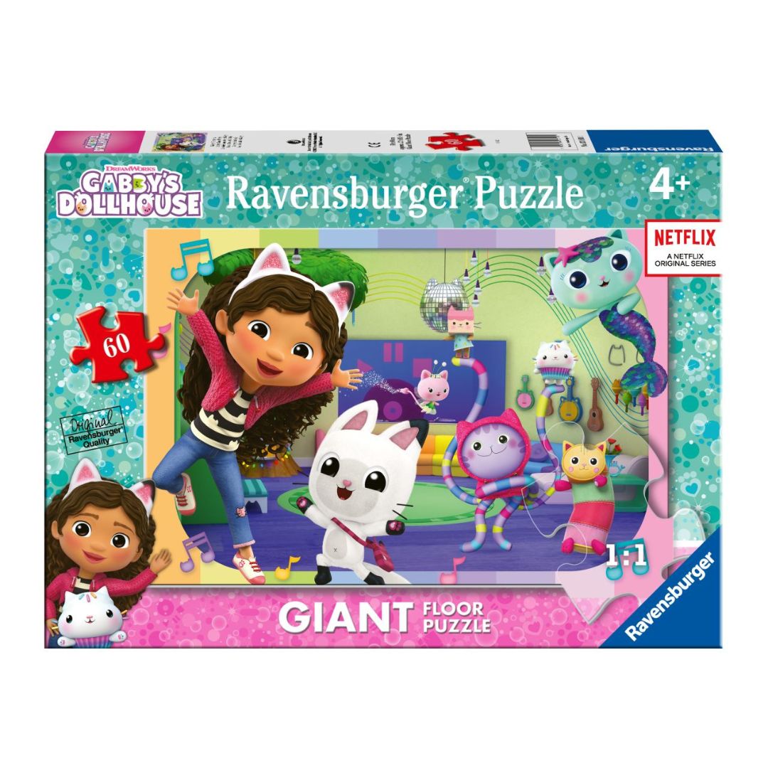 3180 Ravensburger - Gabby's Dollhouse - Puzzle Giant Floor - 60 pezzi